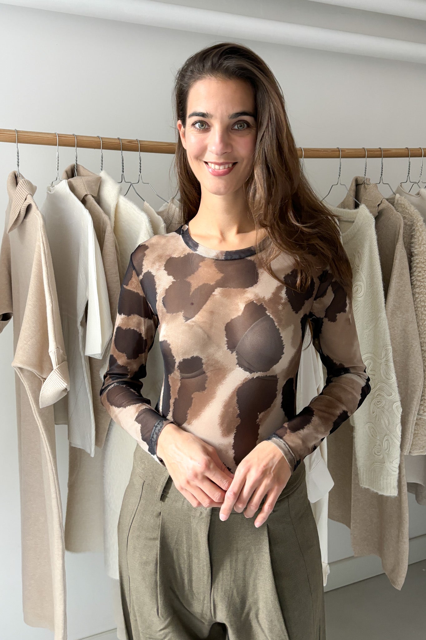 Leopárdmintás body