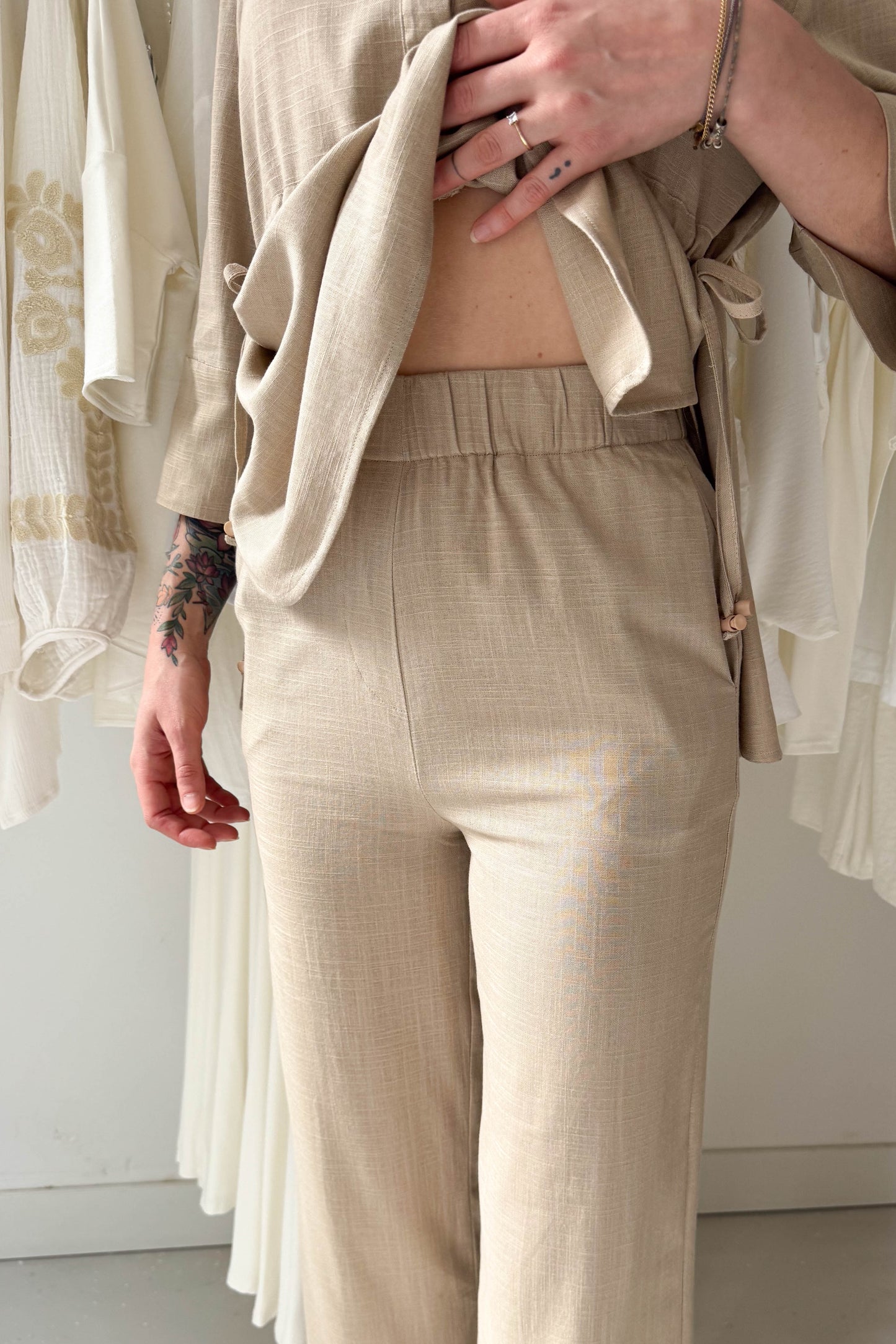 Természetes anyagú szett-földimogyoró