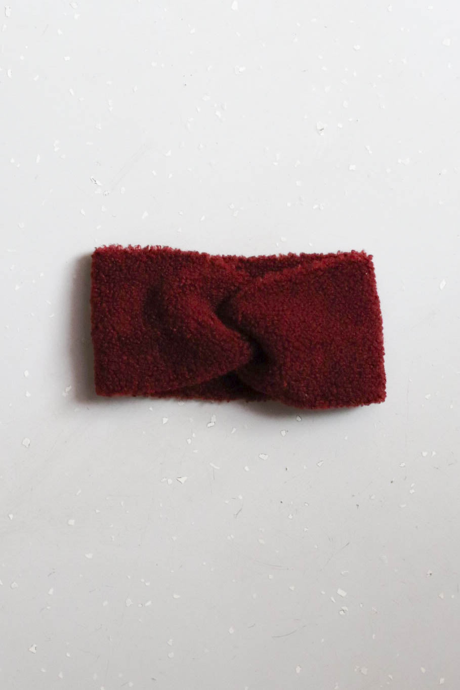 Teddy fejpánt-burgundi vörös