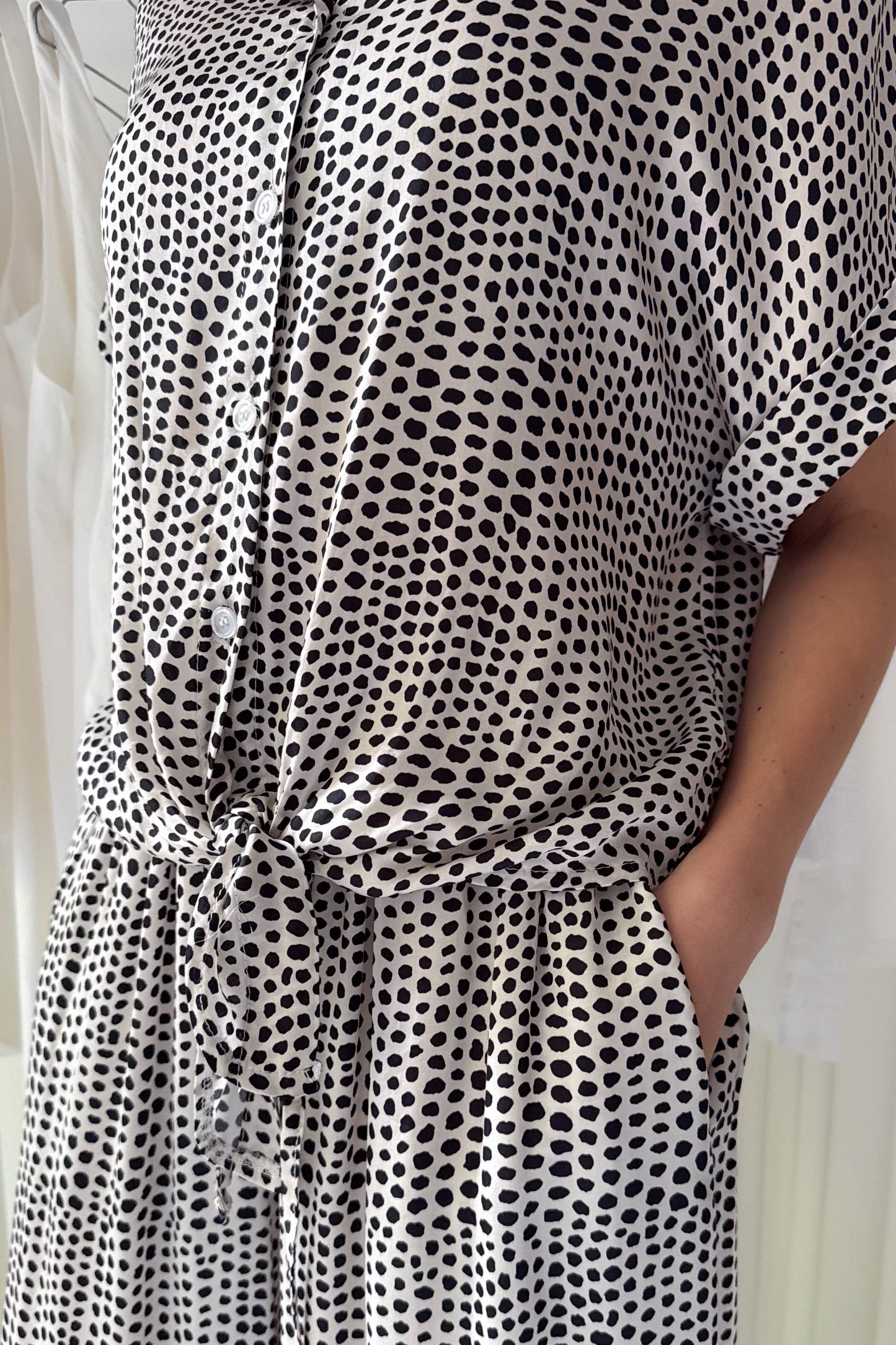 Pöttyös viszkóz szett