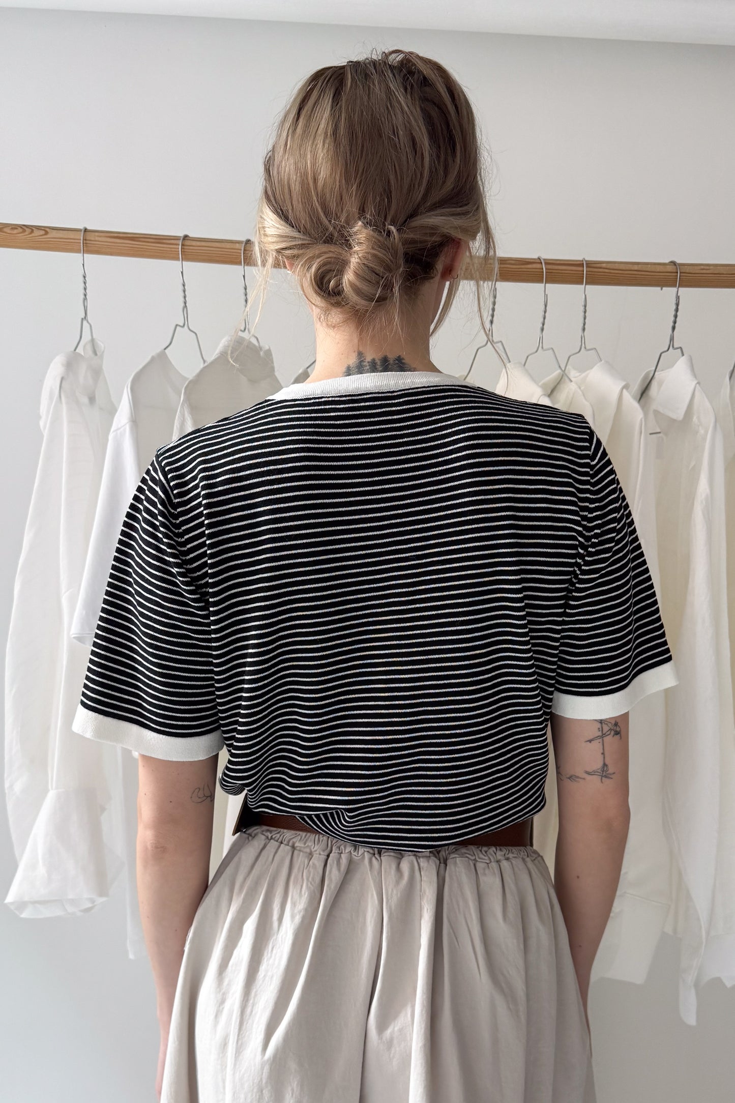 Tacsis csíkos póló