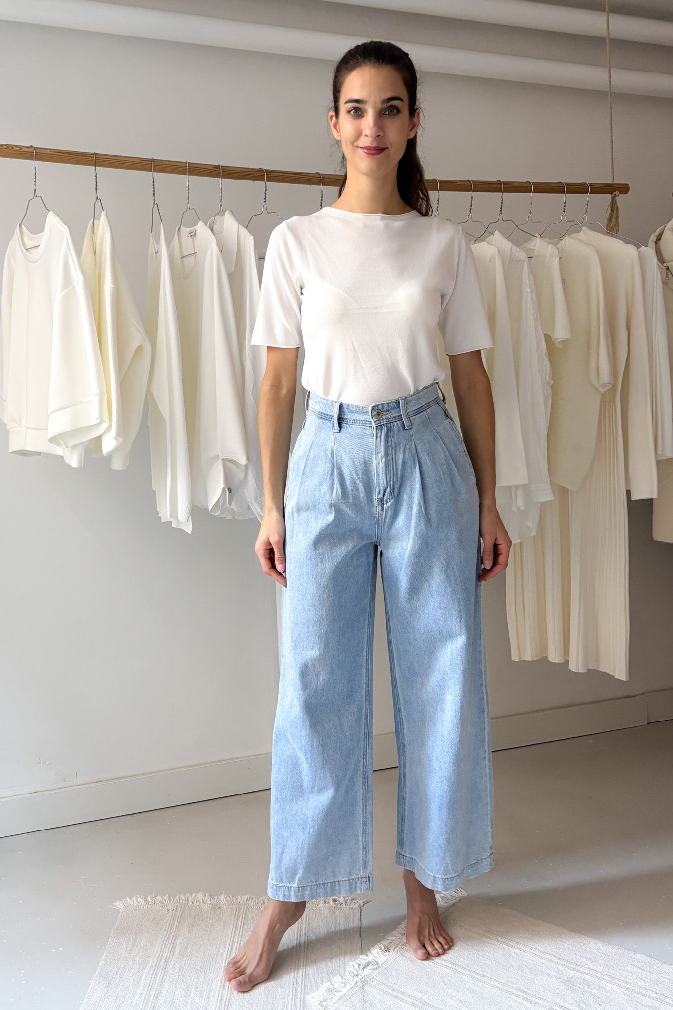 Magasderekú, hajtásos nadrág