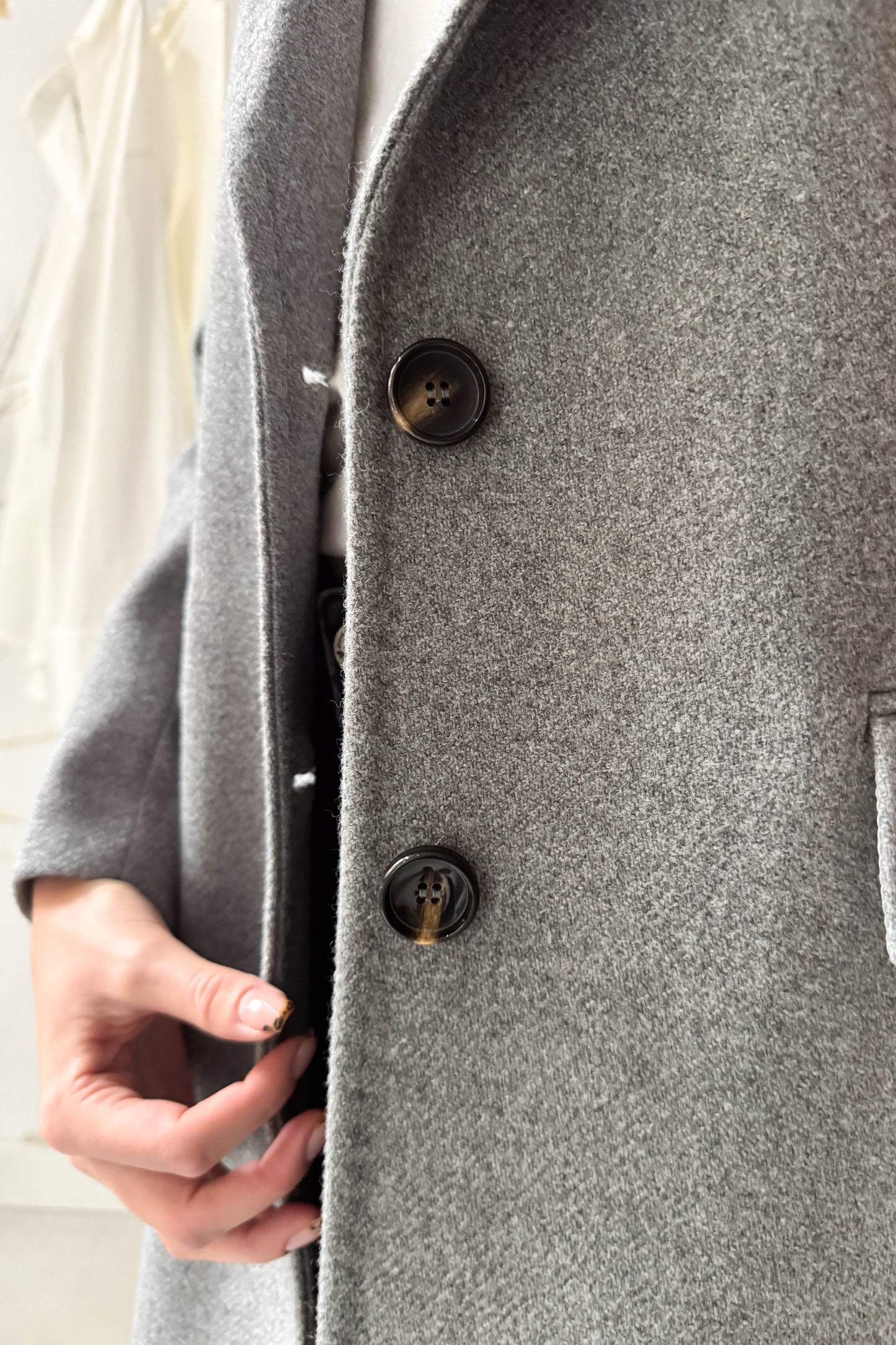 Szövetkabát-szürke