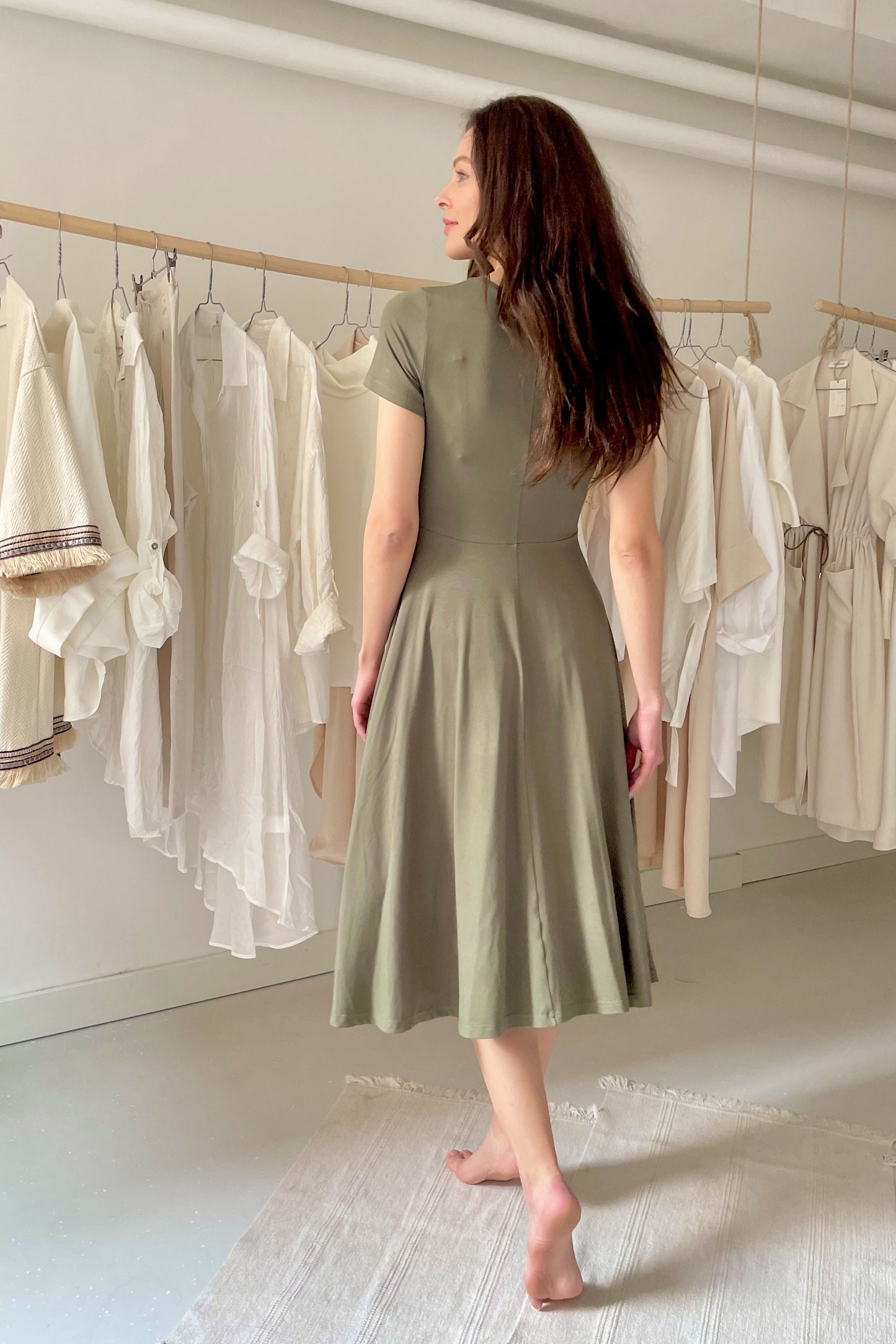 Viszkóz princess ruha