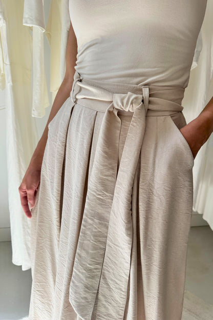 Lenge szoknya - homokszín