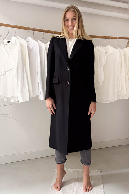 Szövetkabát-fekete