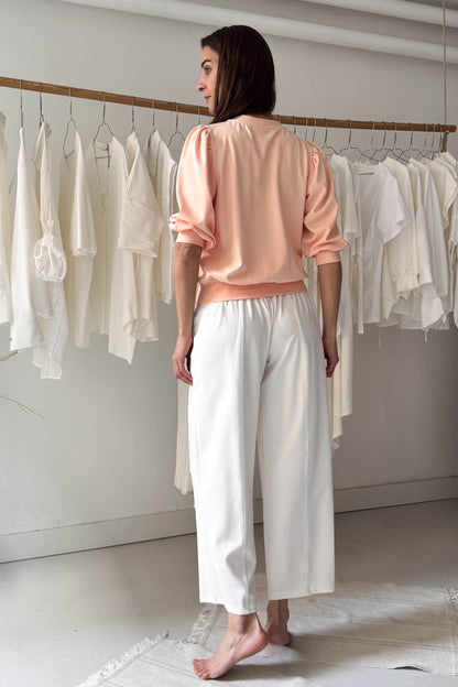 Puffos ujjú felső-barack