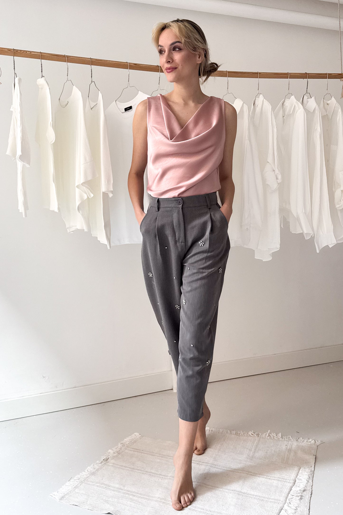 Beaded pants