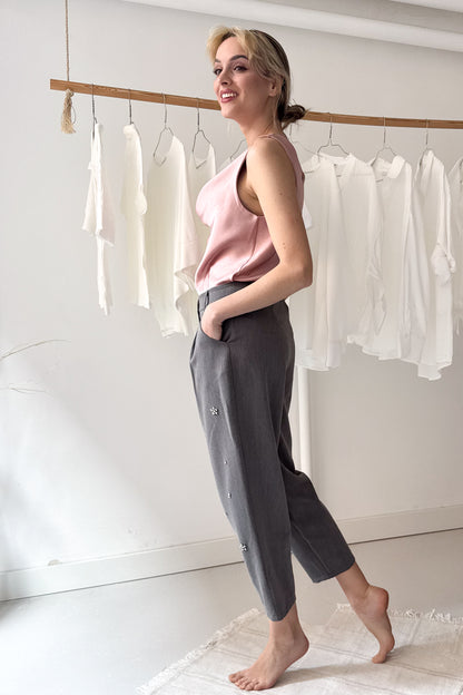 Beaded pants