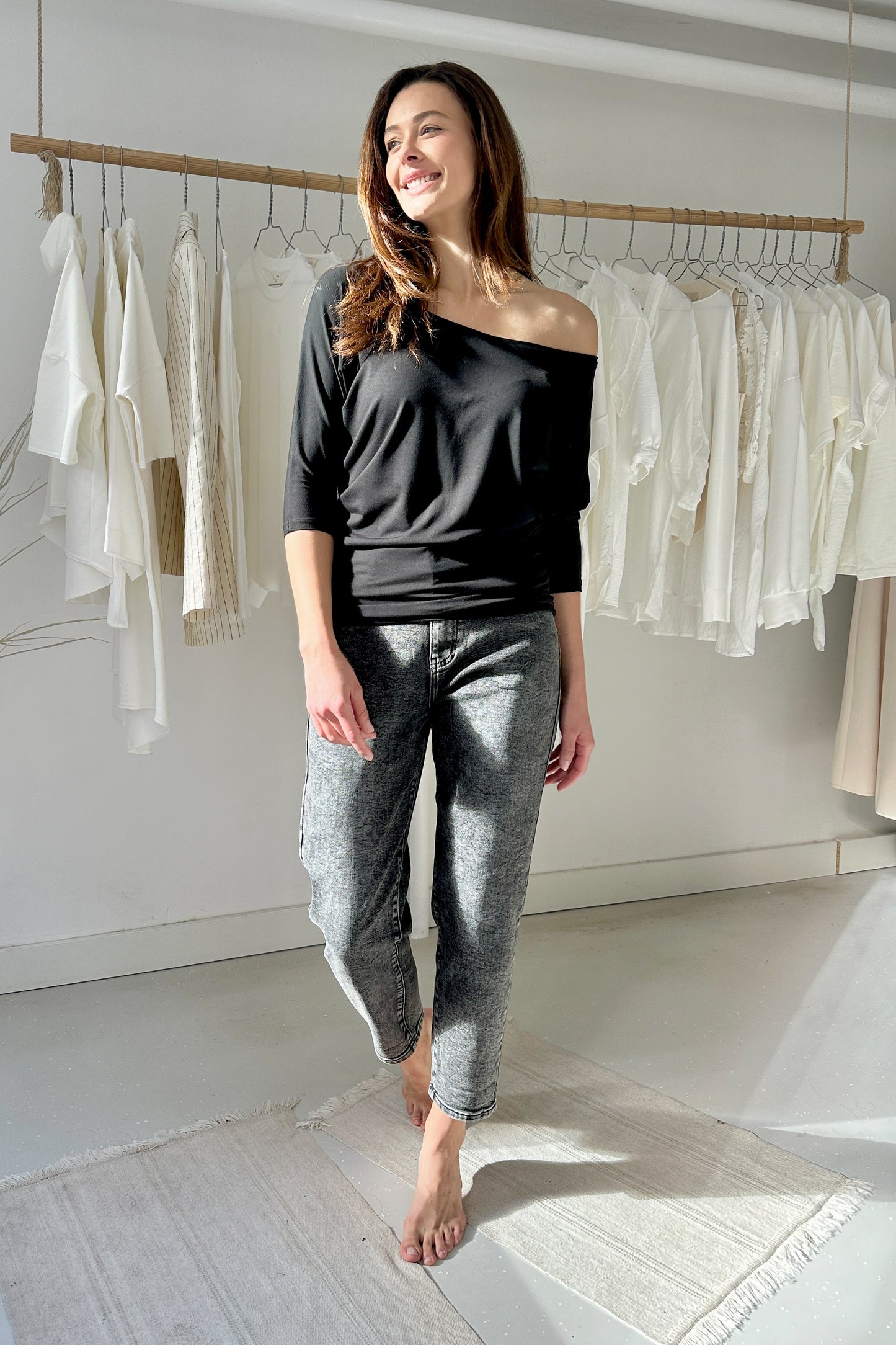 Off-the-shoulder top