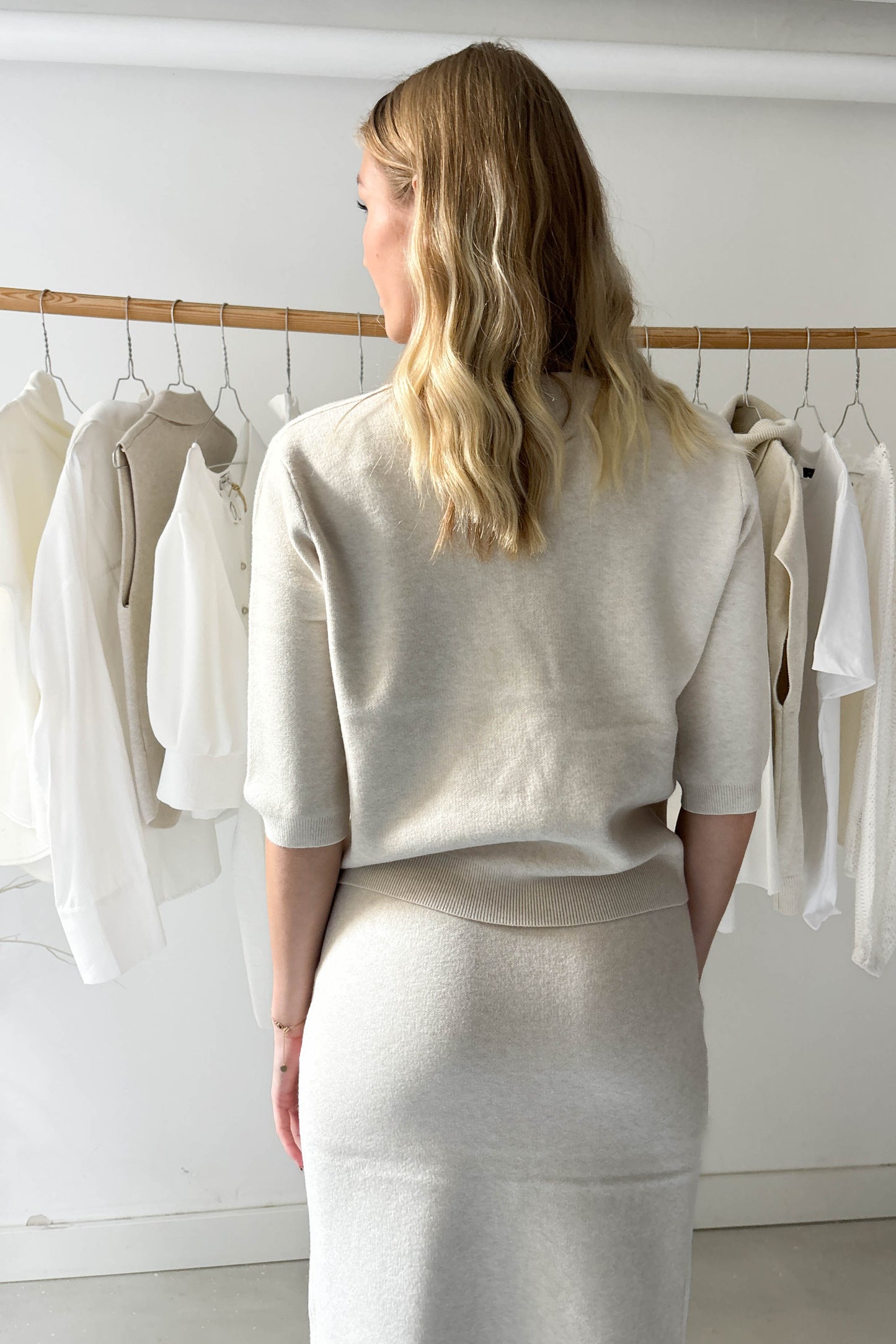 Kötött szett-marcipánfehér