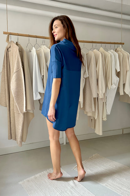 Csavart nyakú pulóver - hosszú