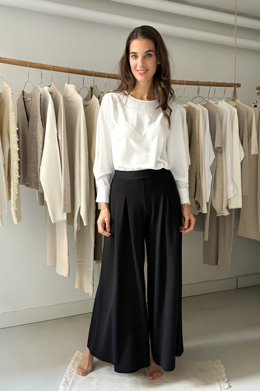 Bő ujjszabású blúz - fehér