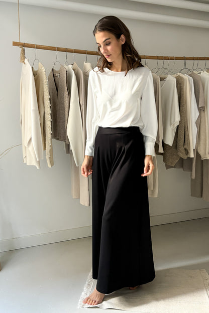 Bő ujjszabású blúz - fehér