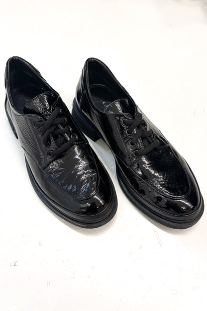 Lakkbőr cipő - fekete