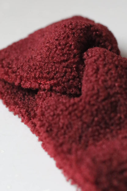 Teddy fejpánt-burgundi vörös