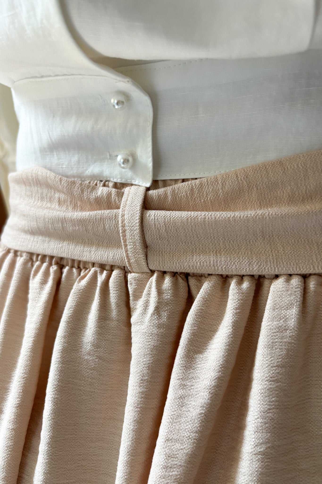 Lenge szoknya - púderszín