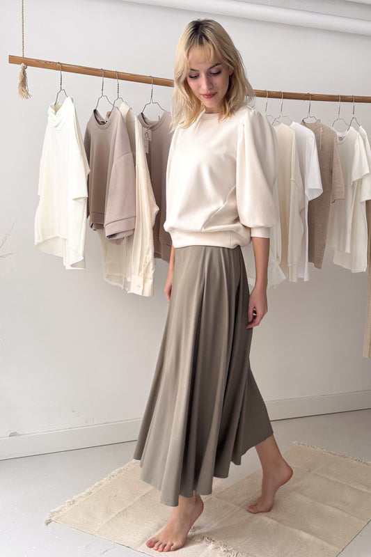 Puffos ujjú felső - vanília