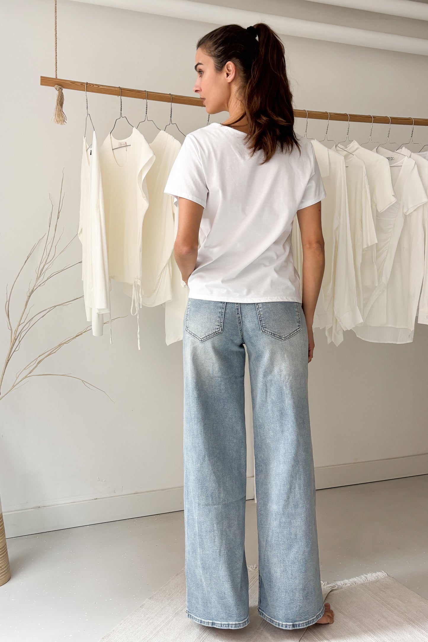 Mega baggy fazonú farmernadrág