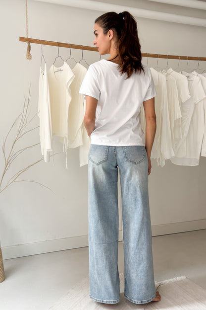 Mega baggy fazonú farmernadrág