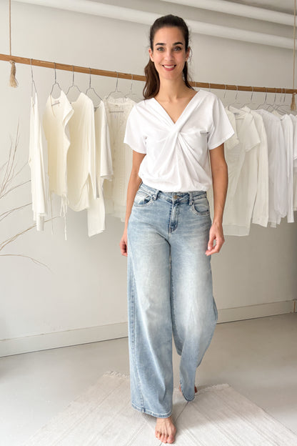 Mega baggy fazonú farmernadrág