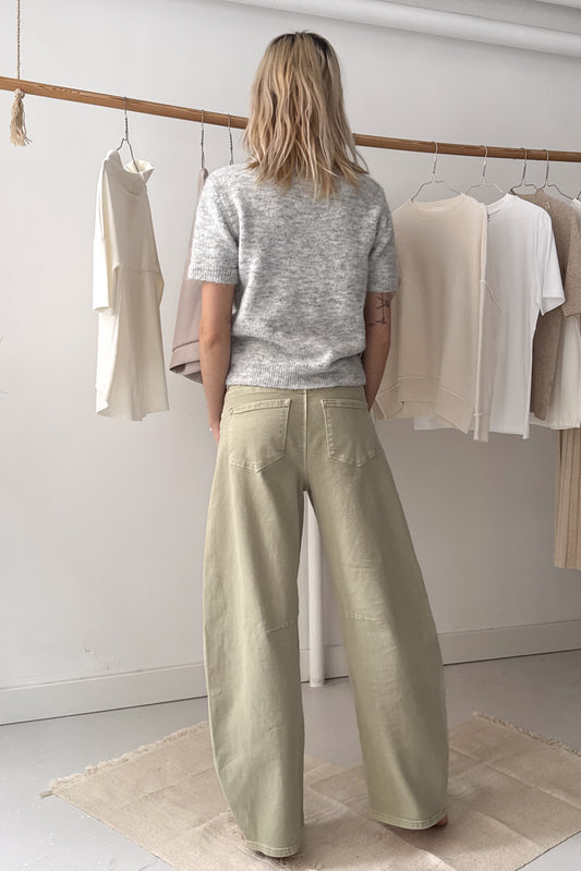 Ballon farmernadrág-pisztáciazöld