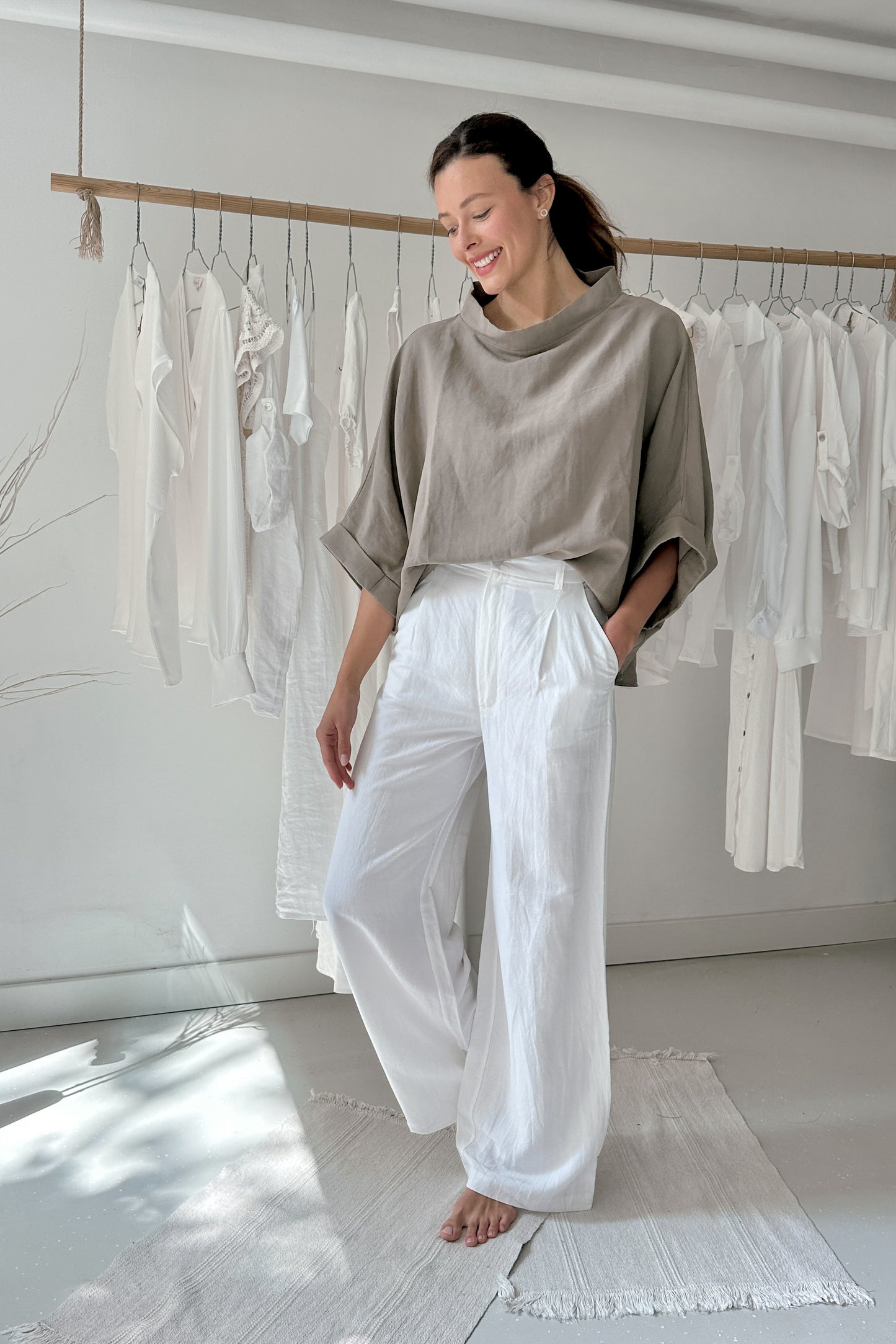 Batwing sleeve top - LEN