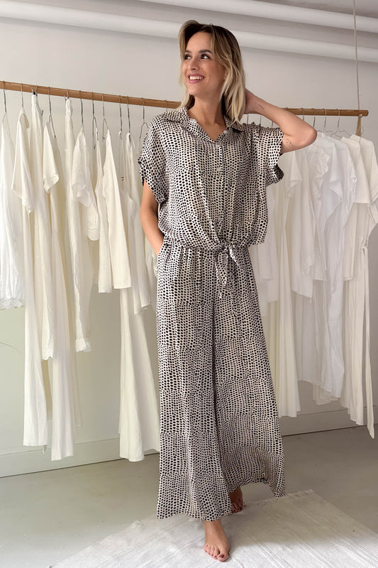 Pöttyös viszkóz szett