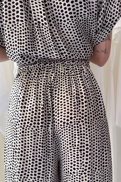 Pöttyös viszkóz szett