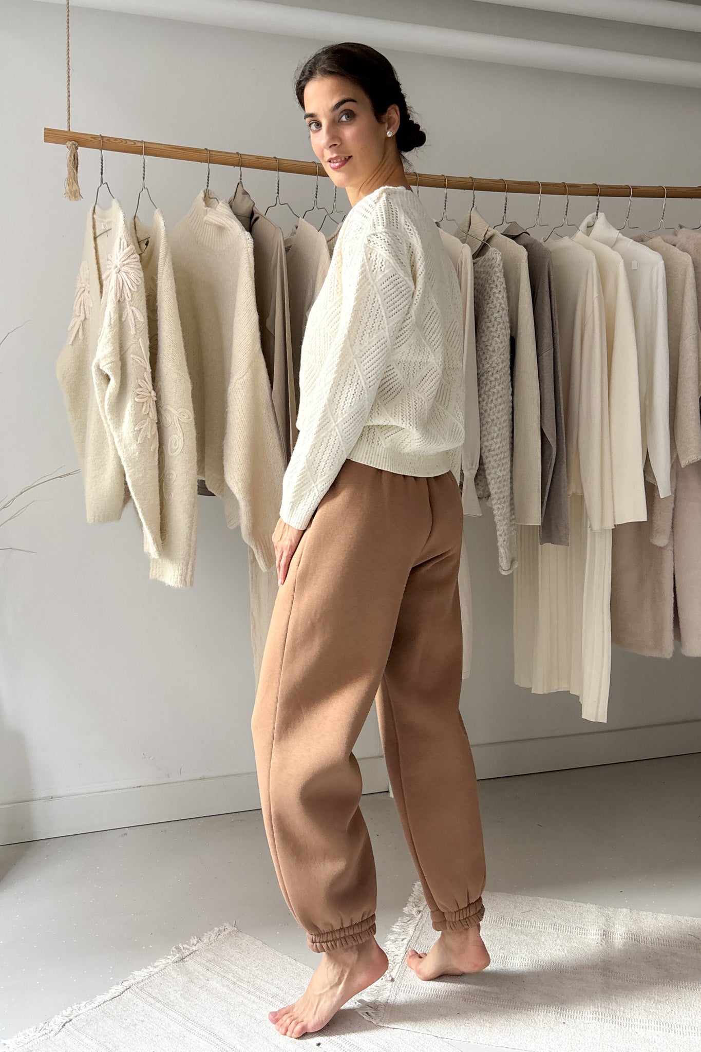 Mogyoróbarna jogging