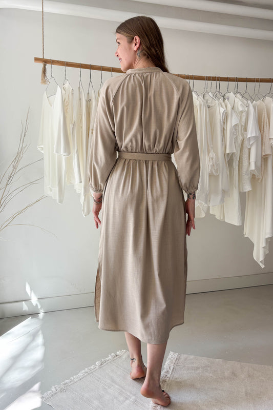 Földimogyoró midi ruha