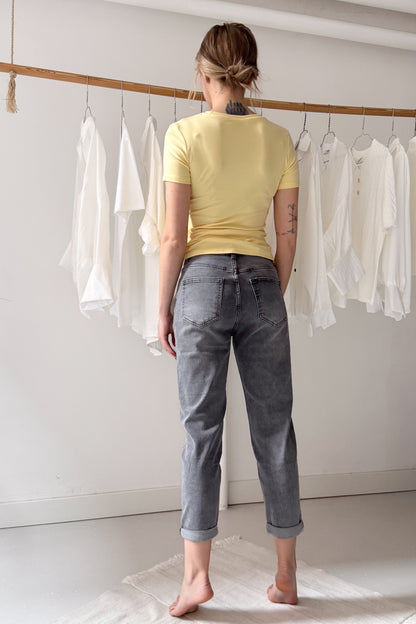 Rövidujjú póló-nárciszsárga