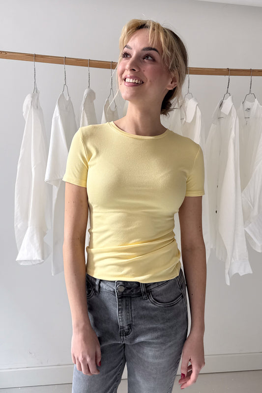 Rövidujjú póló-nárciszsárga