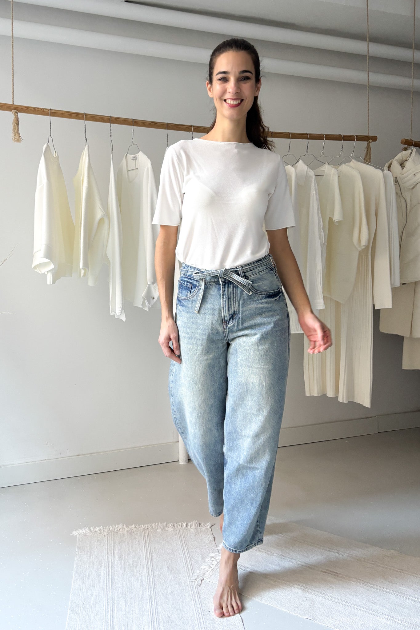 Kötős farmernadrág