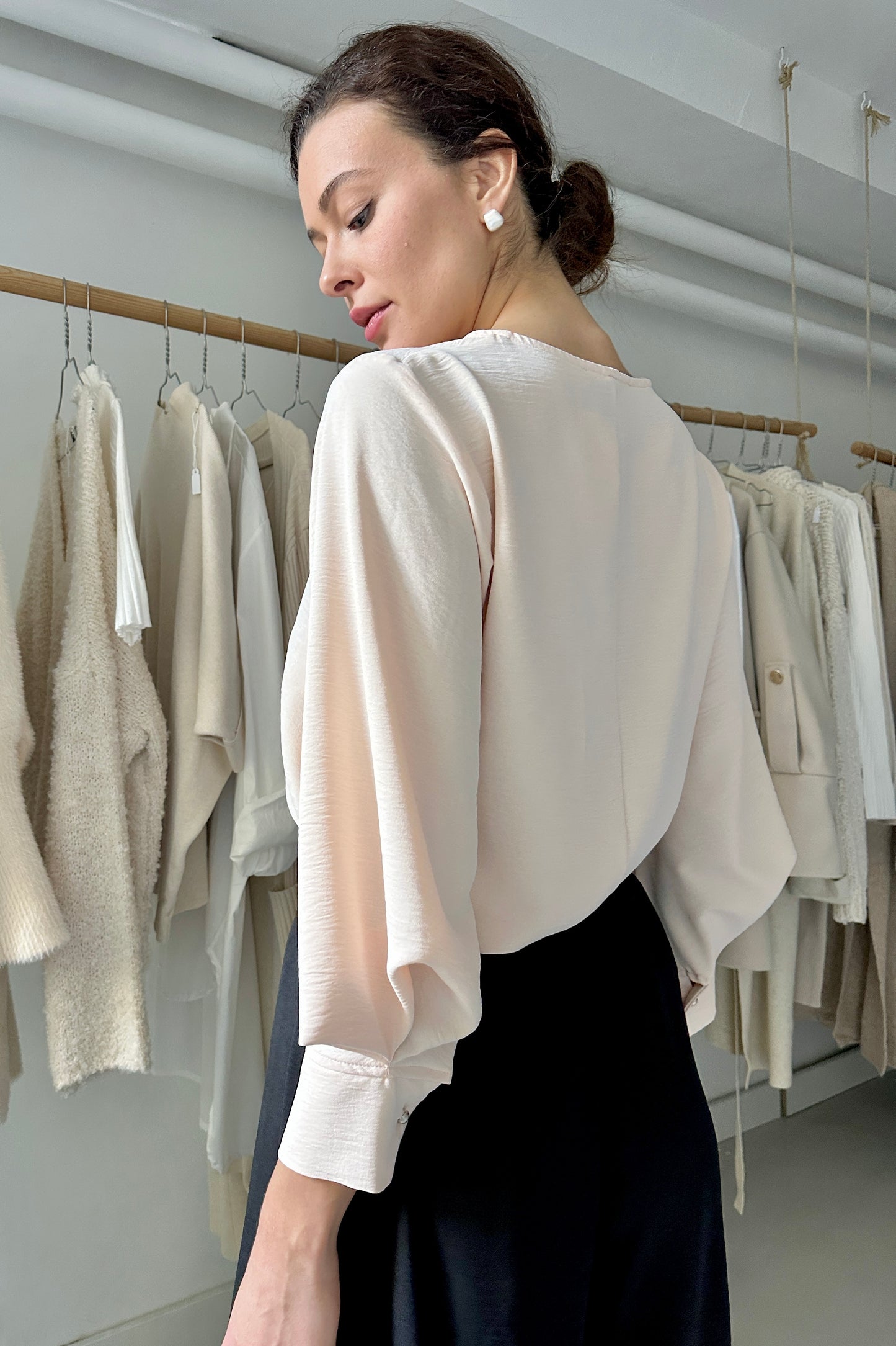 Bő ujjszabású blúz