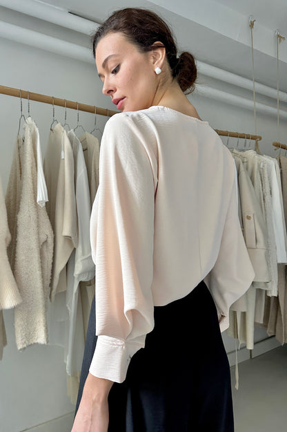 Bő ujjszabású blúz