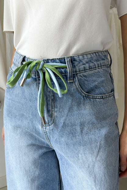 Színes kötőjű palazzo nadrág