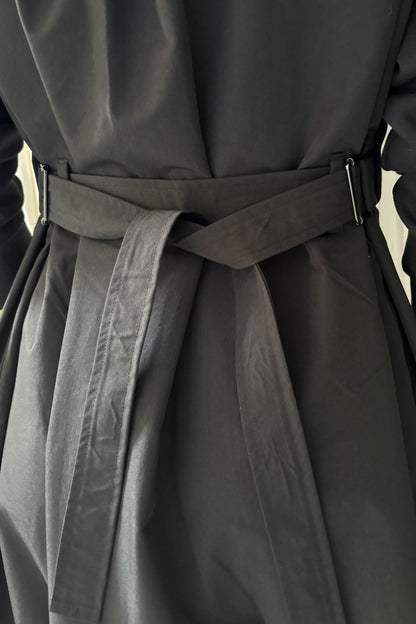 Rétegzett hatású ruha-fekete