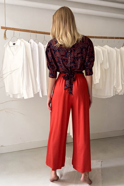 Hófehérke felső-sötétkék