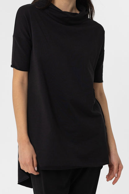 Csavart nyakú pulóver - hosszú